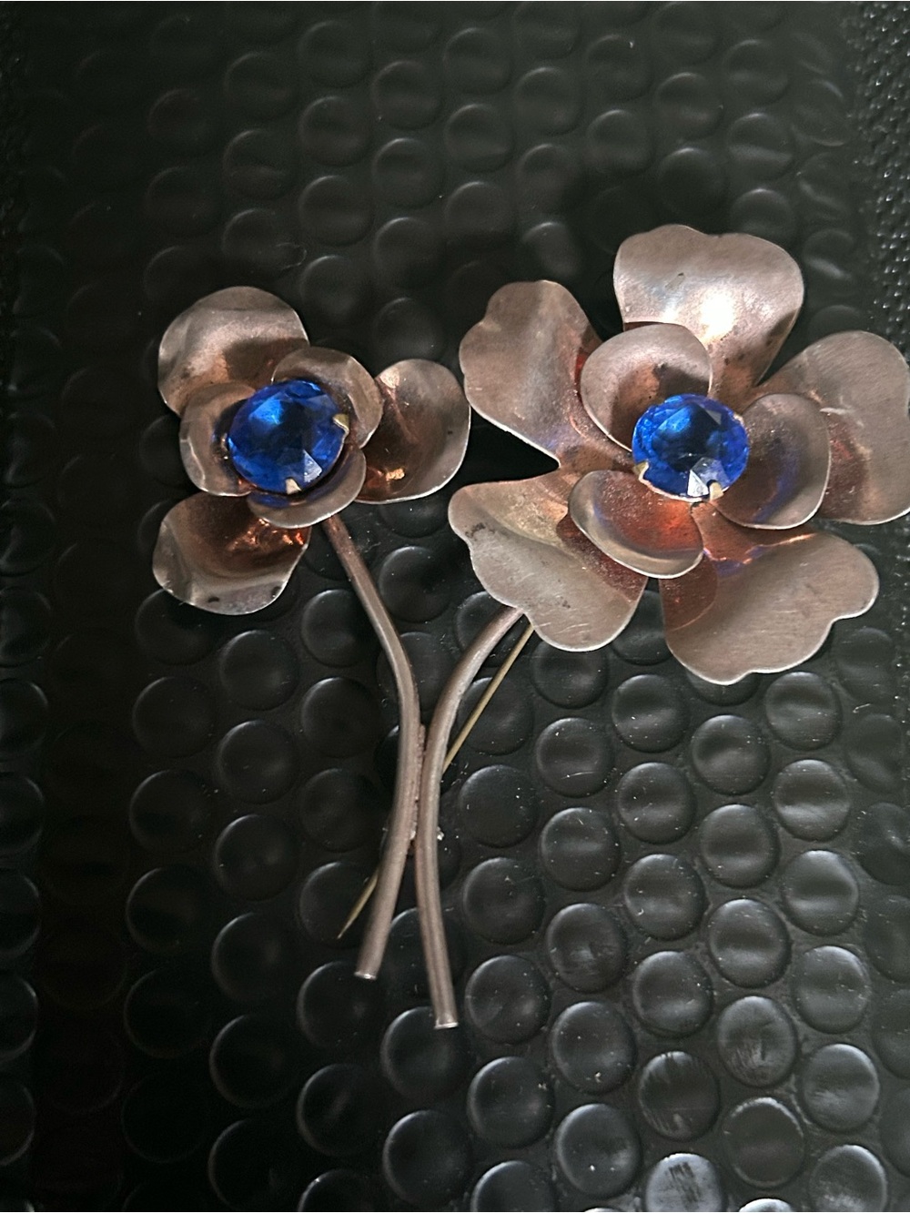 Vintage Sterling silver Flower Brooch